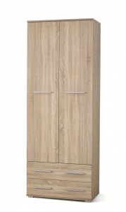 DULAP LIMA REG-2, STEJAR SONOMA, DIN PAL MELAMINAT, STIL MODERN - Img 1