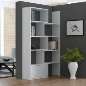 ETAJERA ASTA, ALB, DIN PAL MELAMINAT, STIL MODERN, TK