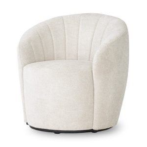 FOTOLIU CONFORTABIL BIANCO, CREM, TAPITERIE DIN TEXTIL, SPUMA, ARCURI SI LEMN, STIL MODERN