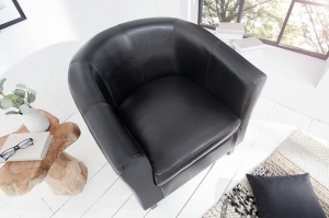 FOTOLIU CONFORTABIL ELEGANT HEMINGWAY NEGRU 38478 - DESIGN MODERN - Img 2