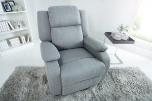 FOTOLIU CONFORTABIL ERGONOMIC, HOLLYWOOD, GRI DESCHIS, COD 37930, DESIGN MODERN - Img 4