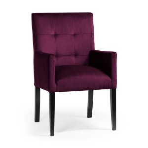 FOTOLIU CONFORTABIL HERMES, BORDO/NEGRU, STIL MODERN