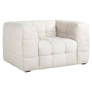 FOTOLIU CONFORTABIL MERROL, CREM, TAPITERIE CHENILLE SI PICIOARE DIN LEMN, STIL MODERN, RICHMOND INTERIORS