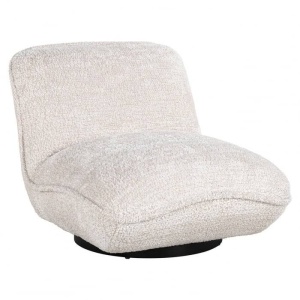 FOTOLIU CONFORTABIL OPHELIA, CREM/NEGRU, TAPITERIE CHENILLE, STIL MODERN, RICHMOND INTERIORS