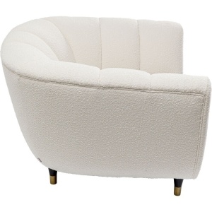 FOTOLIU CONFORTABIL, SPECTRA ALB, TAPITAT CU TEXTIL BOUCLE, STIL MODERN - Img 2