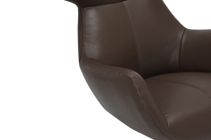 FOTOLIU CU TABURET, VOGUE ROTATIV 360 GRADE, PIELE ECO MARO SI CADRUL METALIC, ARTIM GROUP SELECTION - Img 7