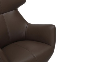 FOTOLIU CU TABURET, VOGUE ROTATIV 360 GRADE, PIELE ECO MARO SI CADRUL METALIC, ARTIM GROUP SELECTION - Img 8