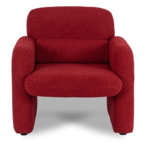 FOTOLIU DEOSEBIT, ARTIM MEBLE, REALIZAT DIN MATERIAL BOUCLE BURGUND SI METAL, STIL MODERN - Img 2