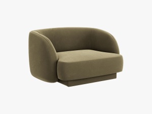 FOTOLIU MILEY, 103 CM, VERDE 77, TAPITERIE DIN CATIFEA, DESIGN DEOSEBIT