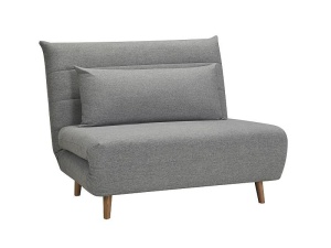 FOTOLIU/PAT EXTENSIBIL SPIKE, GRI/FAG, CU TAPITERIE DIN TEXTIL, STIL SCANDINAV SIGNAL - Img 1