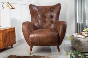 FOTOLIU STIL CHESTERFIELD, DON MARO ANTICHIZAT, MICROFRIBRA, COD 40982 - Img 2