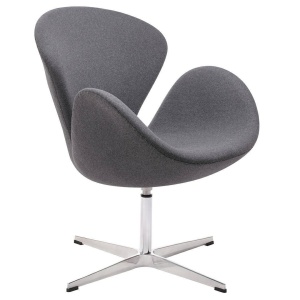 FOTOLIU SWAN WOOL PREMIUM, GRI/CROM, TAPITERIE DIN CASMIR, STIL MODERN B2 - Img 2