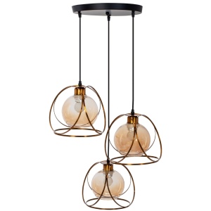 Lampa APP1137-3C Black Gold