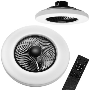 Lampă cu ventilator APP1552-C BLACK