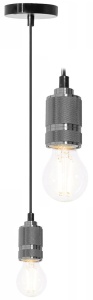 Lampa DE TAVAN SUSPENDABILA Chome Black APP350-1CP