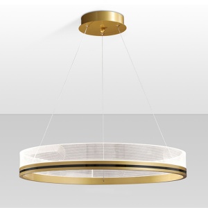 Lampă suspendată APP1189-CP Gold 40cm - Img 4