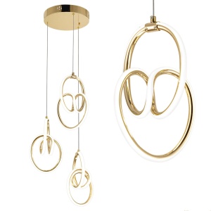 Lampă suspendată LED G082-3CPR Gold