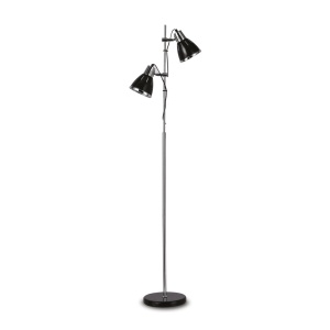 LAMPADAR ELVIS PT2, NEGRU, DIN METAL, STIL MODERN