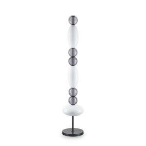 LAMPADAR LUMIERE PT, ALB, DIN METAL, STIL MODERN