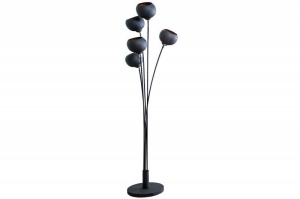 LAMPADAR MAGMA NEGRU/AURIU 170CM DIN METAL COD 37004 - Img 6