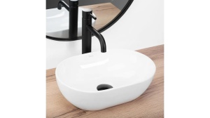 LAVOAR REA AMELIA MINI, ALB, 38 CM, DIN CERAMICA, CALITATE SUPERIOARA