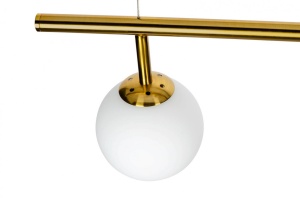 LUSTRA ASTRA 1, ALAMA ANTICHIZATA, DIN METAL SI STICLA, STIL MODERN, B2 - Img 3