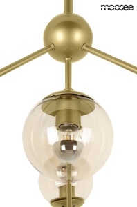LUSTRA ASTRIFERO 10, CONFECTIONATA DIN METAL SI STICLA, STIL MODERN - Img 3