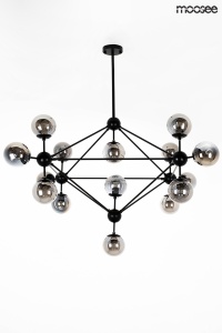 LUSTRA ASTRIFERO 15, CONFECTIONATA DIN METAL SI STICLA, STIL MODERN - Img 2