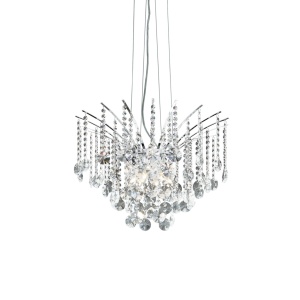 LUSTRA AUDI-77 SP6, CROM, DIN CRISTAL, STIL MODERN