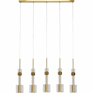 LUSTRA CANDY BAR 103 AURIE, CONFECTIONATA DIN STICLA SI METAL, STIL MODERN