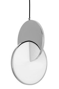 LUSTRA CU LED-URI DISCO, CROM, DIN OTEL LUSTRUIT, STIL MODERN - Img 2