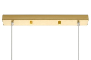 LUSTRA CU LED-URI MONETE, AURIU, CONFECTIONATA DIN METAL, STIL MODERN - Img 4