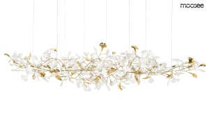 LUSTRA FLORA 250 GOLD, CONFECTIONATA DIN PLASTIC SI METAL, STIL MODERN
