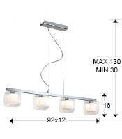 LUSTRA LED CUBE 183431 DESIGN MODERN - SCHULLER - Img 3