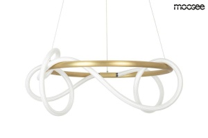 LUSTRA LED EXCLUSIVISTA 60CM, SERPIENTE, CONFECTIONATA DIN METAL SI LED, STIL MODERN - Img 2