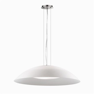 LUSTRA LENA SP3 D74, ALB, DIN STICLA, STIL MODERN