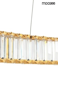 LUSTRA LIBERTY 100 GOLD, CONFECTIONATA DIN METAL SI STICLA, STIL MODERN - Img 3