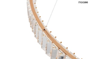 LUSTRA LIBERTY 60 GOLD, CONFECTIONATA DIN METAL SI STICLA, STIL MODERN - Img 5