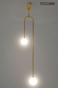 LUSTRA LOW GOLD, REALIZATA DIN METAL SI STICLA, STIL MODERN - Img 2