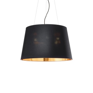 LUSTRA NORDIK SP6, NEGRU, DIN METAL, STIL MODERN