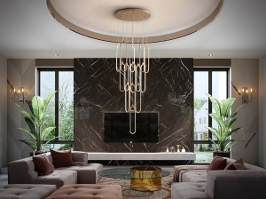 LUSTRA/PLAFONIERA COLETTE, CU TELECOMANDA, 60CM, AURIU ROSE/OPAL, DIN ALUMINIU SI SILICON, STIL MODERN