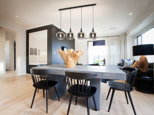 LUSTRA/PLAFONIERA OPAZ, 109CM, NEGRU MAT/FUMURIU, DIN METAL SI STICLA, STIL MODERN