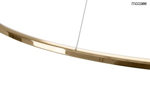 LUSTRA RING SLIM 150 GOLD, CONFECTIONATA DIN OTEL, STIL MODERN - Img 2