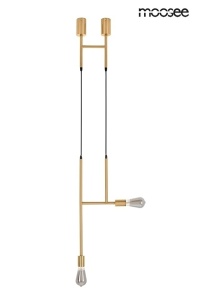 LUSTRA RIVA 2 GOLD, CONFECTIONATA DIN OTEL INOXIDABIL, STIL MODERN - Img 3