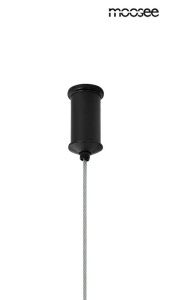 LUSTRA SHAPE 90, NEAGRA, CONFECTIONATA DIN ALUMINIU, STIL MODERN - Img 3