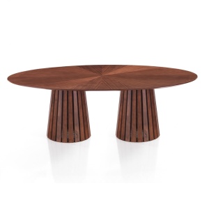 MASA DE BIROU/DINING, DE LUX, VOLGA NUC 190CM, DIN LEMN MASIV SI MDF, ARTIM GROUP SELECTION - Img 2