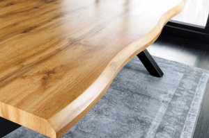 MASA DE SUFRAGERIE, 160CM, MDF DIN LEMN DE STEJAR SALBATIC INFOLIAT, ARTIM GROUP SELECTION - Img 4