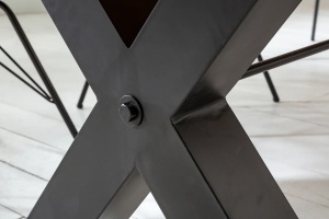 MASA DE SUFRAGERIE, THOR 200CM, LEMN MASIV DE PIN, DESIGN INDUSTRIAL - Img 2