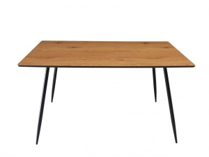 MASA DINING 140 CM APPARTMENT 40476 STEJAR, DIN MDF SI METAL STIL SCANDINAV - Img 2