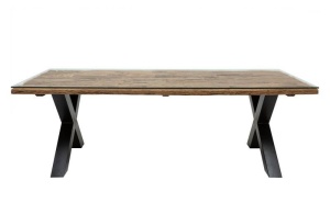 MASA DINING 220CM, BARRACUDA, DIN METAL SI LEMN MASIV, ARTIM GROUP COLLECTION - Img 5